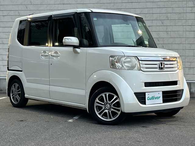 ホンダ Ｎ ＢＯＸ SSパッケージ 大阪府 2015(平27)年 6.9万km プレミアムホワイトパール 純正ナビ(BT/CD/DVD/ワンセグ)/バックカメラ/衝突被害軽減システム/純正アルミホイール/純正フロアマット/前後ドライブレコーダー/ETC/ベンチシート/フルフラットシート/チップアップシート/スマートキー/カーテンエアバック/ハロゲンヘッドライト