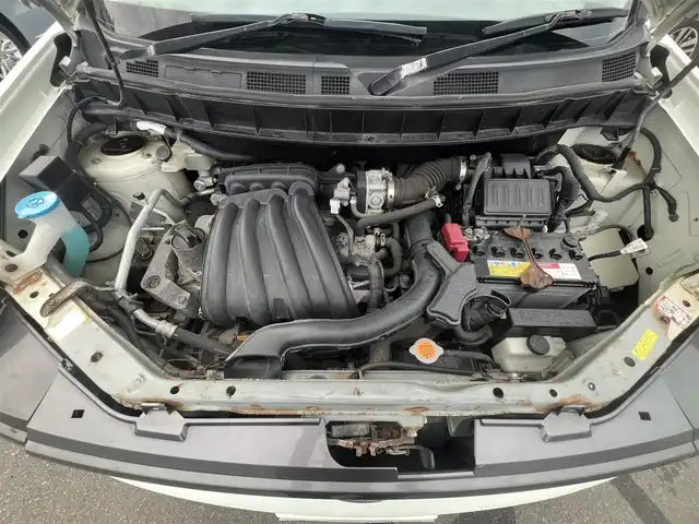 日産 キューブ 15M +navi HDD 秋田県 2008(平20)年 10.7万km ホワイトパール 社外ナビ　/スマートキー/フルセグ/社外アルミ/純正フロアマット/純正ドアバイザー/パワーステアリング/パワーウィンドウ/電動格納ミラー/レベライザー/社外エンジンスターター/保証書/取扱説明書/記録簿