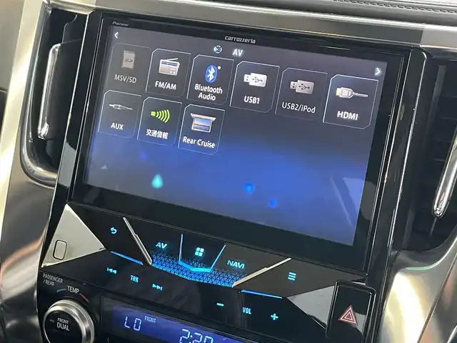 トヨタ アルファード S Cパッケージ 静岡県 2015(平27)年 13.6万km ホワイトパールクリスタルシャイン １オーナー　/サンルーフ/社外ナビ　/地デジ　/Ｂカメラ　/後席モニター　/両側パワスラ/クリアランスソナー/ステアリングスイッチ  /ウッドコンビステアリング　/ステアリングヒーター/オートライト /半革シート　/PWシート　/スペアキー  /保証書/取説　