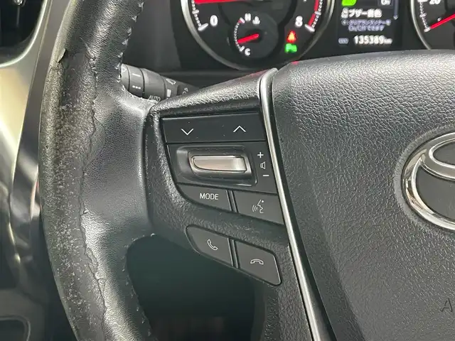 トヨタ アルファード S Cパッケージ 静岡県 2015(平27)年 13.6万km ホワイトパールクリスタルシャイン １オーナー　/サンルーフ/社外ナビ　/地デジ　/Ｂカメラ　/後席モニター　/両側パワスラ/クリアランスソナー/ステアリングスイッチ  /ウッドコンビステアリング　/ステアリングヒーター/オートライト /半革シート　/PWシート　/スペアキー  /保証書/取説　