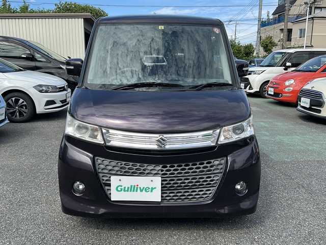 スズキ パレット ＳＷ TS 埼玉県 2012(平24)年 4.7万km ミステリアスバイオレットパール ワンオーナー/ターボ車/純正オーディオ/バックカメラ/ＥＴＣ/両側パワースライドドア/ＨＩＤヘッドライト/運転席・助手席ＳＲＳエアバッグ/４輪ＡＢＳ（ＥＢＤ付）/ＩＳＯＦＩＸ対応/保証書/取扱説明書
