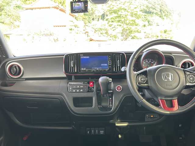 ホンダ Ｎ ＯＮＥ RS 福島県 2019(令1)年 4万km ブリティッシュグリーンP 登録時走行距離：39176km/純正メモリナビ/（AM/FM/BT/CD/DVD/フルセグTV/iPod/USB/SD）/社外前後ドラレコ/ビルトインETC/USB充電2個/パドルシフト/クルコン/ステアリングスイッチ/スマートキー/プッシュスタート/バニティミラー/（D/P)/横滑り防止装置/保証書/取扱説明書