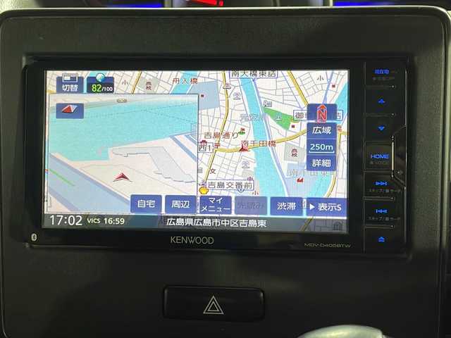 スズキ ワゴンＲ HYBRID FX 広島県 2018(平30)年 4.8万km ブルーイッシュブラックパール3 社外ナビ　/バックカメラ　/シートヒーター　/ヘッドアップディスプレイ　/衝突軽減ブレーキ　/レーンキープ　/オートライト　/オートハイビーム　/踏み間違い防止　/コーナーセンサー　/ワンセグＴＶ　/ドラレコ　/ＥＴＣ/純正14インチホイールキャップ(155/65/R14)/エアバッグ（運転席/助手席)