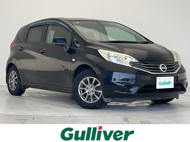 日産 ノート X 愛知県 2012(平24)年 7.9万km スーパーブラック 社外7インチSD（ナビあり）/ワンセグTV/CD DVD/Bluetooth/社外アルミホイール/アイドリングストップ/スマートキー/プッシュスタート