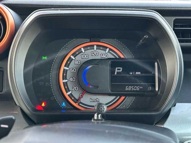 スズキ スペーシア ギア HYBRID XZターボ 千葉県 2021(令3)年 6.9万km デニムブルー ガンメタリック 2トーン 純正ナビ/CD/DVD/Bluetooth/両側パワースライドドア/バックカメラ/ビルトインETC/LEDヘッドライト/デュアルカメラブレーキサポート/アダプティブクルコン/前席シートヒーター/パーキングセンサー/純正フロアマット/純正アルミホイール/横滑り防止装置/衝突被害軽減システム/オートライト/プッシュスタート/スマートキー