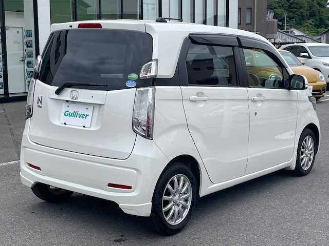 ホンダ Ｎ ＷＧＮ G スタイリッシュパッケージ 長崎県 2016(平28)年 6.1万km プレミアムホワイトパールⅡ 純正SDナビ/CD/DVD/BT/ワンセグTV/バックカメラ/プッシュスタート/ステアリングスイッチ/クルーズコントロール/LEDヘッドライト/オートライト/ドライブレコーダー/純正14インチAW/ETC/保証書/取扱説明書