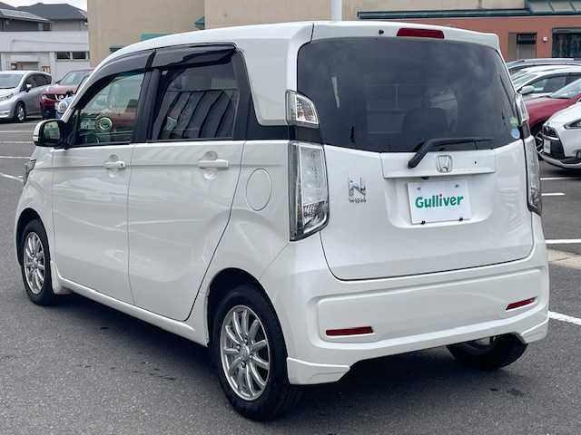 ホンダ Ｎ ＷＧＮ G スタイリッシュパッケージ 長崎県 2016(平28)年 6.1万km プレミアムホワイトパールⅡ 純正SDナビ/CD/DVD/BT/ワンセグTV/バックカメラ/プッシュスタート/ステアリングスイッチ/クルーズコントロール/LEDヘッドライト/オートライト/ドライブレコーダー/純正14インチAW/ETC/保証書/取扱説明書