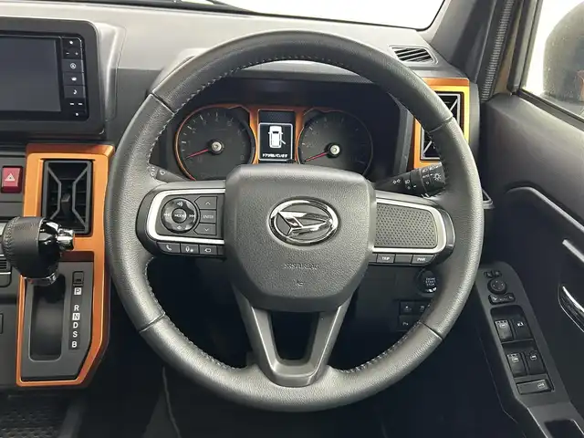 ダイハツ タフト G 道央・札幌 2020(令2)年 3.4万km サンドベージュメタリック ・ワンオーナー/・4WD/・ルーフキャリア/・ガラスルーフ/・純正SDナビ/　CD/DVD/USB/iPod/BT/ワンセグ/・全方位カメラ/・ビルドインETC/・前方ドライブレコーダー/・衝突軽減ブレーキ/・横滑り防止装置/・レーンキープアシスト/・オートマチックハイビーム/・前後コーナーセンサー/・ブレーキホールド/・電動パーキングブレーキ/・LEDライト/・オートライト/・フォグランプ/・前席シートヒーター/・プッシュスタート/・スマートキー/・スペアキー/・ドアバイザー/・保証書/・取扱説明書/・記録簿