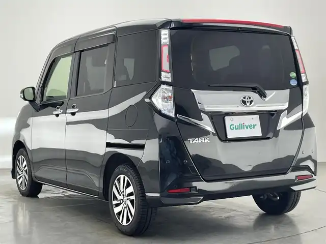 トヨタ タンク カスタムG 愛知県 2019(令1)年 6万km ブラックマイカメタリック 純正9インチナビ/12.1型後席ディスプレイ/アラウンドビューモニター/クルーズコントロール/両側パワースライドドア/ETC/フルセグTV/Bluetooth/衝突被害軽減システム/コーナーセンサー/純正アルミホイール/LEDヘッドライト/純正フロアマット/オートマチックハイビーム/オートライト/純9型ナビ　純12型後席M　全方位　禁煙車　両側電動スライドドア　フルセグTV　Bluetooth　セーフティセンス　衝突軽減　LEDオートライト　レーンキープ　ETC　プッシュスタート