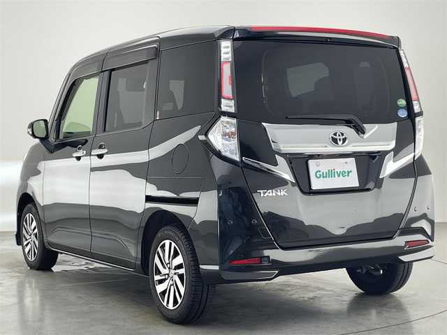 トヨタ タンク カスタムG 愛知県 2019(令1)年 6万km ブラックマイカメタリック 純正9インチナビ/12.1型後席ディスプレイ/アラウンドビューモニター/クルーズコントロール/両側パワースライドドア/ETC/フルセグTV/Bluetooth/衝突被害軽減システム/コーナーセンサー/純正アルミホイール/LEDヘッドライト/純正フロアマット/オートマチックハイビーム/オートライト/純9型ナビ　純12型後席M　全方位　禁煙車　両側電動スライドドア　フルセグTV　Bluetooth　セーフティセンス　衝突軽減　LEDオートライト　レーンキープ　ETC　プッシュスタート