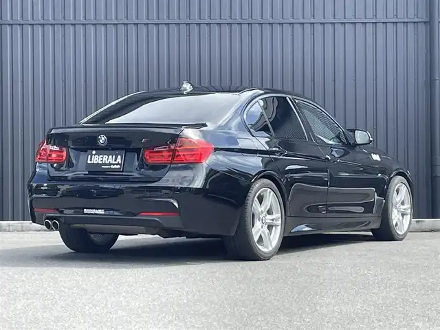ＢＭＷ ３２０ｉ Mスポーツ 福島県 2014(平26)年 10.5万km 黒 レーンキープアシスト/コンフォートアクセス/パワーシート/純正ナビ(BT/USB/AUX/CD/DVD)/バックカメラ/純正18AW/ETC/HIDオートライト/取扱説明書/保証書/スペアキー