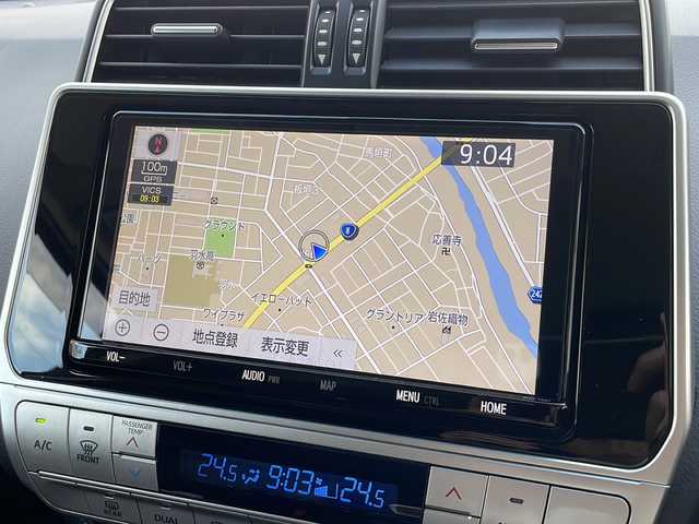 トヨタ ランドクルーザー プラド TX Lパッケージ ブラックED 福井県 2021(令3)年 4.8万km ホワイトパールクリスタルシャイン ワンオーナー/ディーゼルターボ/４WD/サンルーフ/純正9インチメモリナビゲーション/（CD/DVD/BT）/フルセグテレビ/バックカメラ/プリクラッシュセーフティ/レーンキープアシスト/アダプディブクルーズコントロール/黒革シート/パワーシート/エアシート/シートヒーター/RAYS17インチアルミホイール/ルーフレール/オートリトラミラー/オートライト/オートハイビーム/LEDヘッドライト/LEDフォグランプ/ETC（ビルトイン）/クリアランスソナー/ステアリングリモコン/プッシュスタート/スマートキー/保証書/取扱説明書