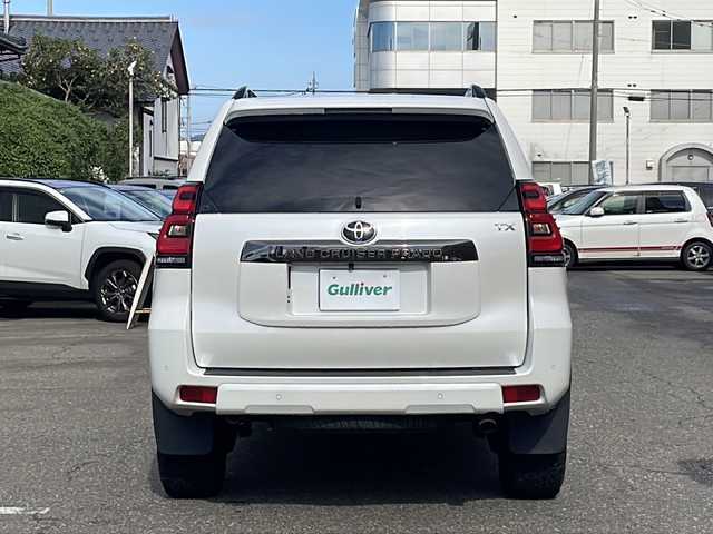 トヨタ ランドクルーザー プラド TX Lパッケージ ブラックED 福井県 2021(令3)年 4.8万km ホワイトパールクリスタルシャイン ワンオーナー/ディーゼルターボ/４WD/サンルーフ/純正9インチメモリナビゲーション/（CD/DVD/BT）/フルセグテレビ/バックカメラ/プリクラッシュセーフティ/レーンキープアシスト/アダプディブクルーズコントロール/黒革シート/パワーシート/エアシート/シートヒーター/RAYS17インチアルミホイール/ルーフレール/オートリトラミラー/オートライト/オートハイビーム/LEDヘッドライト/LEDフォグランプ/ETC（ビルトイン）/クリアランスソナー/ステアリングリモコン/プッシュスタート/スマートキー/保証書/取扱説明書