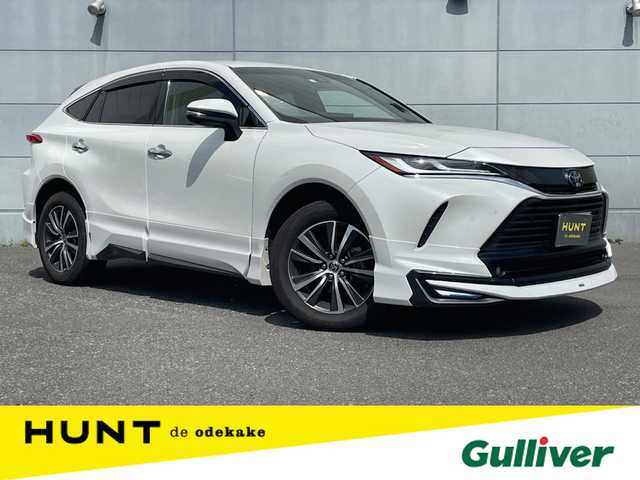 トヨタ ハリアー G 千葉県 2023(令5)年 2.9万km プラチナホワイトパールマイカ モデリスタエアロ(F/S/R)/トヨタセーフティセンス/・衝突軽減ブレーキ/レーンキープアシスト/・レーダークルーズコントロール/オートハイビーム/・クリアランスソナー/ブラインドスポットモニター/12.3インチオプションディスプレイオーディオ/・フルセグ/BT/USB/カープレイ/バックカメラ/ステアリングスイッチ/MTモード/電動パーキングブレーキ/ブレーキホールド/デジタルインナーミラー/ETC2.0/LEDヘッドライト/オートライト/フォグライト/スマートキー/プッシュスタート/純正フロアマット/純正18インチAW