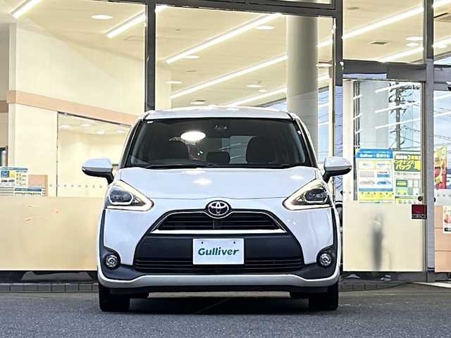 トヨタ シエンタ G 福島県 2017(平29)年 7.2万km ホワイトパールクリスタルシャイン 登録時走行距離：71953km/純正ディーラーSDナビ/（フルセグTV/BT接続/DVD/CD/AM/FM）/両側パワースライドドア/バックカメラ/アイドリングストップ/社外AW/ETC/LEDヘッドライト/オートライト/オートハイビーム/フォグランプ/レーンキープ/衝突被害軽減ブレーキ/PUSHスタート/福祉車両/スペアキー/取扱説明書