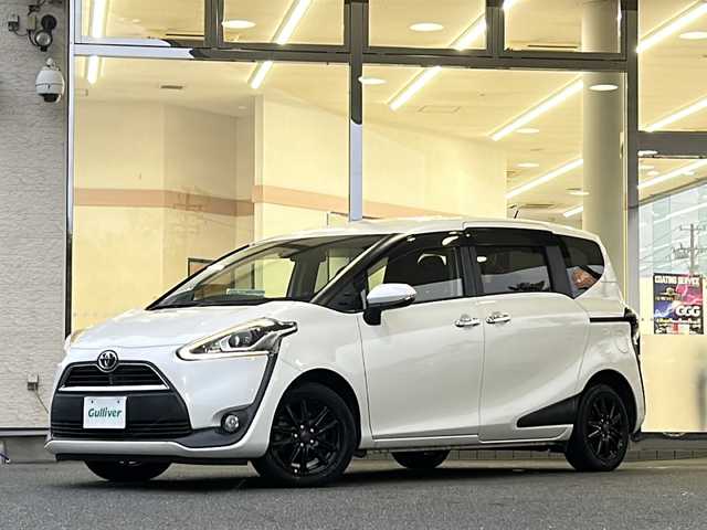 トヨタ シエンタ G 福島県 2017(平29)年 7.2万km ホワイトパールクリスタルシャイン 登録時走行距離：71953km/純正ディーラーSDナビ/（フルセグTV/BT接続/DVD/CD/AM/FM）/両側パワースライドドア/バックカメラ/アイドリングストップ/社外AW/ETC/LEDヘッドライト/オートライト/オートハイビーム/フォグランプ/レーンキープ/衝突被害軽減ブレーキ/PUSHスタート/福祉車両/スペアキー/取扱説明書