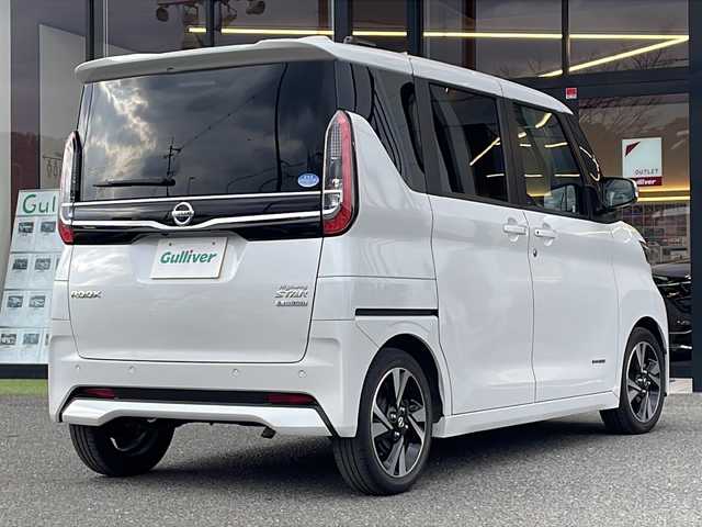 日産 ルークス HWS Gターボ プロパイロットED 大阪府 2020(令2)年 2.4万km ホワイトパール ワンオーナー/全方位カメラ/両側パワースライドドア/プロパイロット/レーダークルーズコントロール/プラズマクラスターイオンエアコン/前後ドライブレコーダー/ETC/オートホールド/フルセグＴＶ/社外ナビ/ＤＶＤ/ＵＳＢ