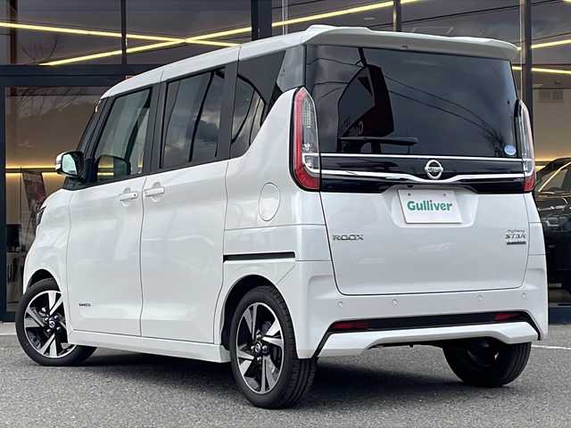 日産 ルークス HWS Gターボ プロパイロットED 大阪府 2020(令2)年 2.4万km ホワイトパール ワンオーナー/全方位カメラ/両側パワースライドドア/プロパイロット/レーダークルーズコントロール/プラズマクラスターイオンエアコン/前後ドライブレコーダー/ETC/オートホールド/フルセグＴＶ/社外ナビ/ＤＶＤ/ＵＳＢ