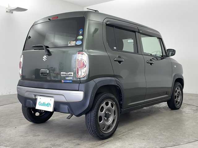 スズキ ハスラー G 兵庫県 2015(平27)年 4.6万km クールカーキPM ・純正ナビ（ワンセグ・BT・SD）/・バックカメラ/・シートヒーター/・ETC/・衝突軽減ブレーキ/・スタッドレスタイヤ車載/・ステアリングリモコン/・純正15インチアルミホイール/・純正フロアマット/・スマートキー/・スペアキー