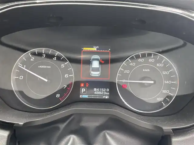 スバル インプレッサ Ｇ４ 1．6i－S アイサイト アクセントブラック 滋賀県 2022(令4)年 4.9万km ピュアレッド 禁煙車/純正8型SDナビ/・CD/DVD/Blutooth/ブルーレイ/フルセグ/USB/パドルシフト/革巻ステアリング/追従付クルーズコントロール/フロント/サイド/バックカメラ/LEDヘッドライト/純正１７AW/STIトランクスポイラー/電動パーキング/ウィンカーミラー/ステアスイッチ/ETC/ドライブレコーダー/スマートキー