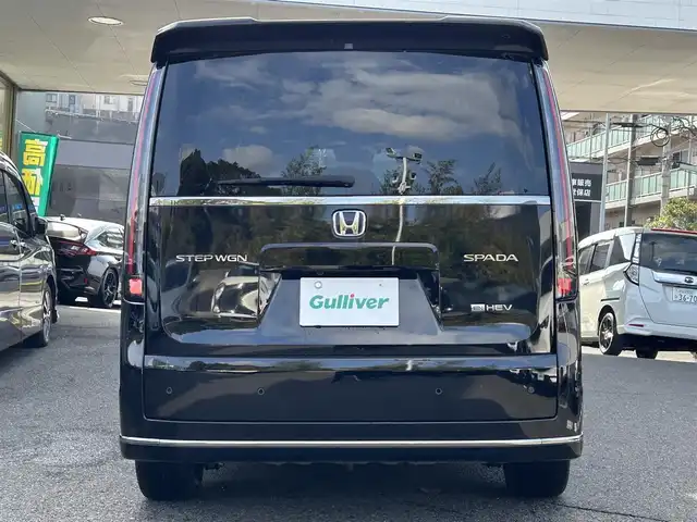 ホンダ ステップワゴン スパーダ eHEV 長崎県 2022(令4)年 4.1万km クリスタルブラックパール 純正ナビ(フルセグTV/BT/FM/CD/DVD/AppleCarPlay/AndroidAuto)/ETC/パワーバックドア/BSM/シートヒーター/ハーフレザーシート/クルーズコントロール/両側パワースライドドア/スマートキー/プッシュスタート/パドルシフト/ステアリングスイッチ