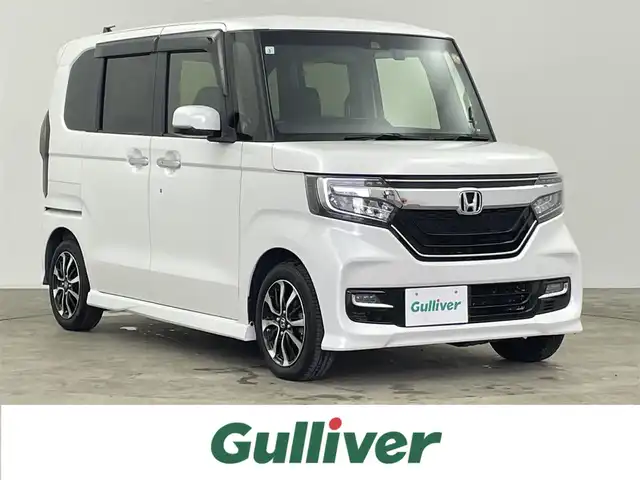 ホンダ Ｎ ＢＯＸ カスタム G L ホンダセンシング 千葉県 2019(平31)年 6.3万km プラチナホワイトパール 禁煙車/純正ナビ/・VXM-194VFi/・CD/DVD/BT/フルセグ/Honda SENSING/・衝突軽減ブレーキ〈CMBS〉/・誤発進抑制機能/・後方誤発進抑制機能/・歩行者事故低減ステアリング/・路外逸脱抑制機能/・ACC〈アダプティブ・クルーズ・コントロール〉/・LKAS〈車線維持支援システム〉/・オートハイビーム/・先行車発進お知らせ機能/・標識認識機能/左側パワースライドドア/バックカメラ/LEDヘッドライト/オートライト/ビルトインETC/純正14インチアルミホイール/スマートキー/スペアキー