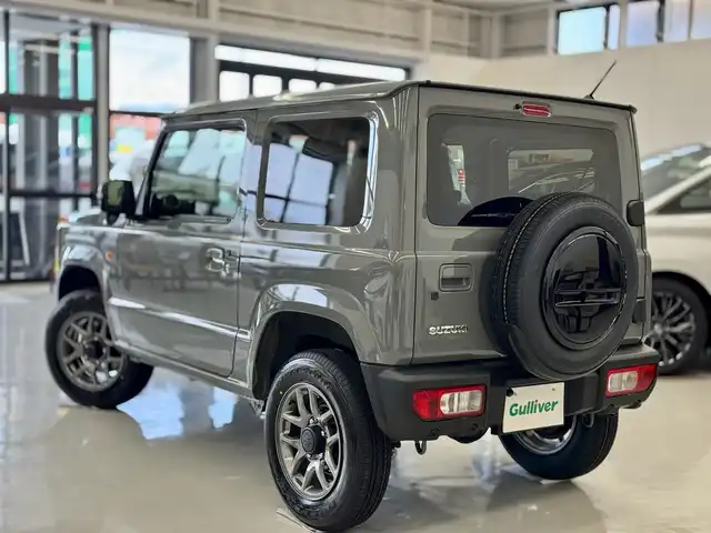 スズキ ジムニー XC 滋賀県 2025(令7)年 0.1万km未満 ミディアムグレー ワンオーナー/イクリプスフルセグナビ/　フルセグ Bluetooth CD DVD SDREC AM FM/バックカメラ/デュアルセンサーブレーキサポート/誤発進抑制機能/車線逸脱警報機能/ふらつき警報機能/ハイビームアシスト/先行車発進お知らせ機能/標識認識機能/エマージェンシーストップシグナル/オートライトシステム/ライト自動消灯システム/ヒーテッドドアミラー/純正LEDヘッドライト/純正16インチアルミ/スマートキー×2/プッシュスタート/保証書/取説/