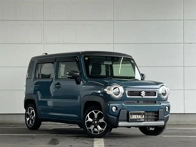スズキ ハスラー HYBRID X 山形県 2020(令2)年 3.2万km デニムブルー ガンメタリック 2トーン ・4WD/・純正ナビ/・CD/DVD/フルセグTV/USB/・AppleCarPlay/AndroidAuto/Bluetooth/・前後ドライブレコーダー /・スノーモード/・グリップコントロール/・ヒルディセントコントロール/・シートヒーターD/N席/・車線逸脱警報/・デュアルカメラブレーキサポート/・アイドリングストップ/・社外AWスタッドレスタイヤ車載/・純正AWサマータイヤ装着/・取扱説明書/・保証書
