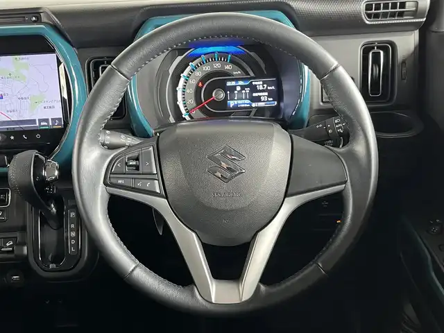 スズキ ハスラー HYBRID X 山形県 2020(令2)年 3.2万km デニムブルー ガンメタリック 2トーン ・4WD/・純正ナビ/・CD/DVD/フルセグTV/USB/・AppleCarPlay/AndroidAuto/Bluetooth/・前後ドライブレコーダー /・スノーモード/・グリップコントロール/・ヒルディセントコントロール/・シートヒーターD/N席/・車線逸脱警報/・デュアルカメラブレーキサポート/・アイドリングストップ/・社外AWスタッドレスタイヤ車載/・純正AWサマータイヤ装着/・取扱説明書/・保証書