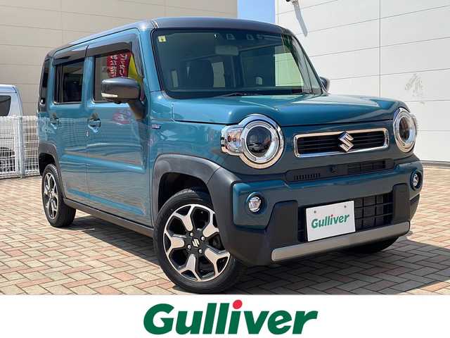 スズキ ハスラー HYBRID X 鳥取県 2020(令2)年 3.2万km デニムブルー ガンメタリック 2トーン ・4WD/・純正ナビ/・CD/DVD/フルセグTV/USB/・AppleCarPlay/AndroidAuto/Bluetooth/・前後ドライブレコーダー /・スノーモード/・グリップコントロール/・ヒルディセントコントロール/・シートヒーターD/N席/・車線逸脱警報/・デュアルカメラブレーキサポート/・アイドリングストップ/・社外AWスタッドレスタイヤ車載/・純正AWサマータイヤ装着/・取扱説明書/・保証書