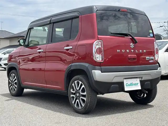 スズキ ハスラー J 大分県 2019(平31)年 8.6万km フェニックスレッドパール/ブルーイッシュブラックパール ・純正ナビ(CD/DVD/BT/SD/USB)/・フルセグテレビ/・デュアルカメラブレーキサポート/・ETC/・シートヒーター/・オートライト/・スマートキー/・プッシュスタート/・フロアマット/・純正アルミホイール