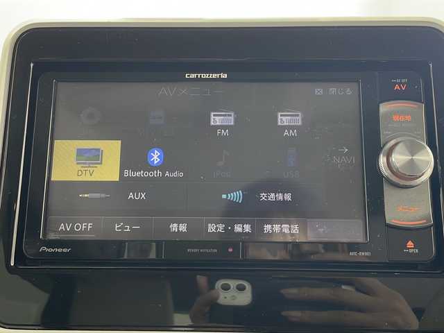 スズキ スペーシア HYBRID X 宮崎県 2019(令1)年 3.8万km オフブルーメタリック/ホワイト2トーン /禁煙車/ワンオーナー//カロッツェリアナビ(AVIC-RW901)//フルセグTV//バックカメラ//ETC//前後ドライブレコーダー(ZDR015)//デュアルセンサーブレーキサポート//車線逸脱警報//リアパーキングセンサー//LEDヘッドライト//オートライト//両側パワースライドドア//運転席シートヒーター//後席サンシェード//純正ドアバイザー//純正フロアマット//プッシュスタート//電動格納ミラーウインカー//アイドリングストップ//横滑り防止装置//新車保証書/取扱説明書//スペアキー