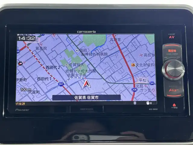 スズキ スペーシア HYBRID X 佐賀県 2019(令1)年 3.8万km オフブルーメタリック/ホワイト2トーン 純正７インチメモリナビ/（フルセグTV/CD/DVD/Bluetooth/USB/SD）/バックカメラ/衝突軽減システム/コーナーセンサー/レーンアシスト/両側パワースライドドア/前後ドライブレコーダー/シートヒーター/純正１４インチアルミホイール/純正フロアマット/ＬＥＤヘッドライト/オートライト/オートハイビーム/ルーフレール/ビルトインＥＴＣ/ベンチシート/盗難防止装置/横滑り防止装置