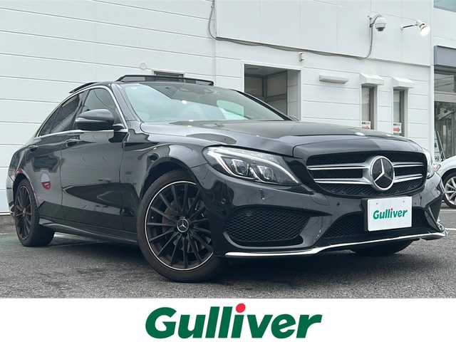 メルセデス・ベンツ Ｃ２００ アバンギャルド AMGライン 愛知県 2015(平27)年 7.4万km オブシディアンブラック /禁煙車//パノラマムーンルーフ//純正ナビ/フルセグTV//Bluetooth//バックカメラ/ETC//前後ドライブレコーダー//レーダーセーフティパッケージ//被害軽減ブレーキ付後方衝突警告システム//ブレーキアシストプラス//プリセーフブレーキ//アクティブレーンキーピングアシスト//アクティブブラインドスポットアシスト//ディストロニックプラス//チャイルドセーフティシートセンサー//ベーシックパッケージ//赤革シート/前席シートヒーター//アクティブパーキングアシスト//パークトロニック//前席メモリ付きパワーシート//パワートランクリッド//電子パーキング//パドルシフト//ダイナミックセレクト//ステアリングスイッチ//社外18インチアルミ//純正フロアマット//新車保証書/取扱説明書//車検R9年02月25日まで