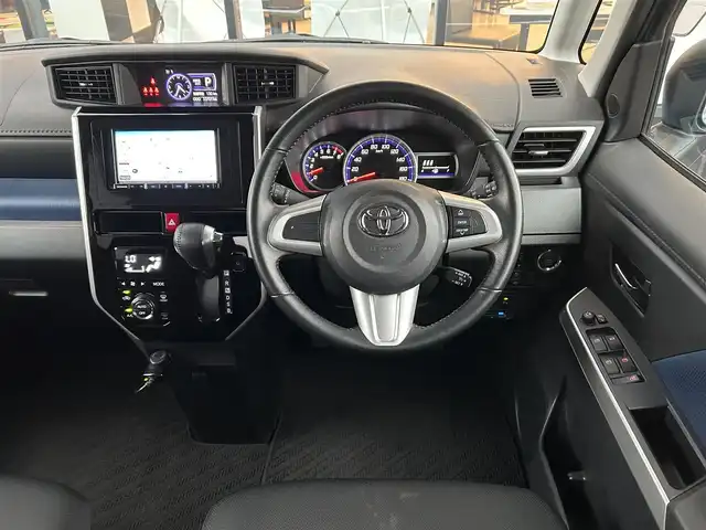 トヨタ タンク カスタムG 千葉県 2019(令1)年 3.4万km ファインブルーマイカメタリック 社外メモリナビ/(フルセグTV BT CD DVD FM AM)/バックカメラ/衝突被害軽減システム/車線逸脱警報/クルーズコントロール/両側パワースライドドア/横滑り防止装置/ETC/ドライブレコーダー/アイドリングストップ/LEDヘッドライト/フォグランプ/オートライト/ウィンカーミラー/電動格納ミラー/純正14インチAW/エアシート/シートリフター/プッシュスタート/スマートキー/フロアマット/スペアキー/取扱説明書/保証書