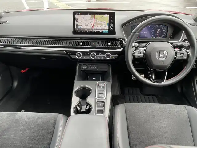 ホンダ シビック e:HEV 長崎県 2023(令5)年 2.9万km プレミアムクリスタルレッドM ワンオーナー/純正ナビ/BOSEサウンド/前後ドライブレコーダー/ハーフレザーシート/前席シートヒーター/前席パワーシート/ホンダセンシング/ブラインドスポットモニター/レーンキープアシスト/クリアランスソナー/パドルシフト/オートライト/LEDヘッドライト/ステアリングスイッチ/バックカメラ/レーダークルーズコントロール/置くだけ充電/リアゲートスポイラー