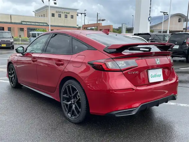 ホンダ シビック e:HEV 長崎県 2023(令5)年 2.9万km プレミアムクリスタルレッドM ワンオーナー/純正ナビ/BOSEサウンド/前後ドライブレコーダー/ハーフレザーシート/前席シートヒーター/前席パワーシート/ホンダセンシング/ブラインドスポットモニター/レーンキープアシスト/クリアランスソナー/パドルシフト/オートライト/LEDヘッドライト/ステアリングスイッチ/バックカメラ/レーダークルーズコントロール/置くだけ充電/リアゲートスポイラー