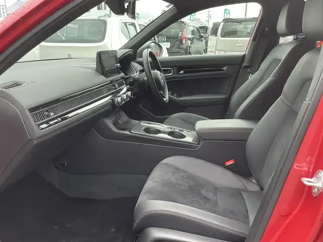 ホンダ シビック e:HEV 長崎県 2023(令5)年 2.9万km プレミアムクリスタルレッドM ワンオーナー/純正ナビ/BOSEサウンド/前後ドライブレコーダー/ハーフレザーシート/前席シートヒーター/前席パワーシート/ホンダセンシング/ブラインドスポットモニター/レーンキープアシスト/クリアランスソナー/パドルシフト/オートライト/LEDヘッドライト/ステアリングスイッチ/バックカメラ/レーダークルーズコントロール/置くだけ充電/リアゲートスポイラー