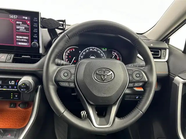 トヨタ ＲＡＶ４ アドベンチャー 愛知県 2022(令4)年 2.3万km 黒 トヨタセーフティーセンス/純正8インチナビ/（Bluetooth/USB入力/AM・FMチューナー）/バックカメラ/ブラインドスポットモニター/4WD/ドライブレコーダー/ETC/パワーシート/シートヒーター/シートクーラー/ステアリングヒーター/合皮シート/メモリシート/ルーフレール/オートライト/コーナーセンサー/純正LEDライト/フロアマット/スマートキー/ステアリングリモコン/防眩ミラー/電子パーキング/オートホールド/電動格納ミラー