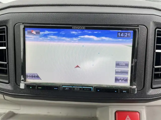 ダイハツ ミラ イース X SAⅢ 千葉県 2020(令2)年 4.5万km シャイニングホワイトパール 衝突軽減ブレーキ/社外７インチメモリナビ/フルセグＴＶ/ＥＴＣ/ＬＥＤヘッドライト/オートライト/オートハイビーム/コーナーセンサー/純正フロアマット/アイドリングストップ