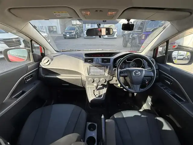 マツダ プレマシー 20C スカイアクティブ 千葉県 2013(平25)年 12.2万km ジールレッドマイカ ユーザー買取車両/純正ナビ/・フルセグ/BT/DVD/CD/バックカメラ/ETC/両側パワースライドドア/HIDヘッドライト