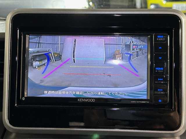 スズキ スペーシア ギア HYBRID XZターボ 静岡県 2022(令4)年 2.4万km デニムブルー ガンメタリック 2トーン 社外SDナビ/フルセグTV/Bluetooth接続/バックカメラ/アイドリングストップ/パドルシフト/両側パワースライドドア/前席シートヒーター/デュアルカメラブレーキサポート/レーダークルーズコントロール/横滑り防止装置/レーンキープアシスト/後部コーナーセンサー/ヘッドアップディスプレイ/オートライト/オートマティックハイビーム/純正14インチブラックアルミホイール/純正フロアマット/ビルトインETC/LEDヘッドライト/LEDフォグランプ