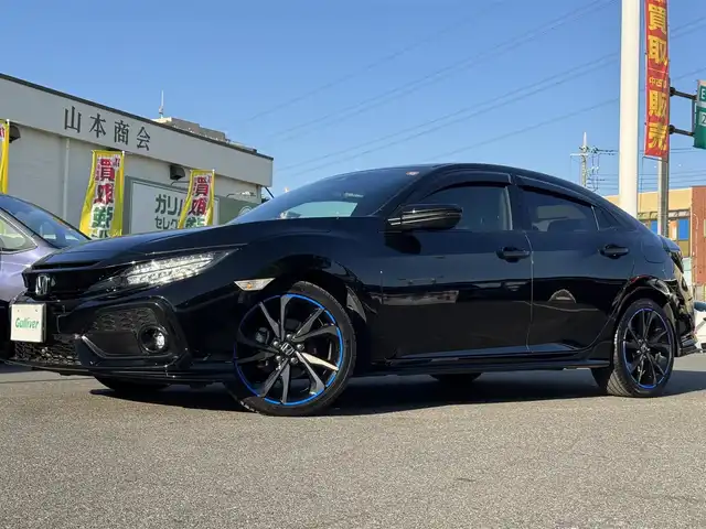 ホンダ シビック ハッチバック 千葉県 2018(平30)年 5.8万km クリスタルブラックパール ワンオーナー車/ホンダセンシング/衝突軽減ブレーキ/レーダークルーズコントロール/レーンキープアシスト/純正SDナビ/フルセグTV/Bluetooth/バックカメラ/シートヒーター/純正ドライブレコーダー/LEDライト/ETC/保証書・取説/スマートキー