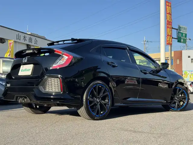 ホンダ シビック ハッチバック 千葉県 2018(平30)年 5.8万km クリスタルブラックパール ワンオーナー車/ホンダセンシング/衝突軽減ブレーキ/レーダークルーズコントロール/レーンキープアシスト/純正SDナビ/フルセグTV/Bluetooth/バックカメラ/シートヒーター/純正ドライブレコーダー/LEDライト/ETC/保証書・取説/スマートキー