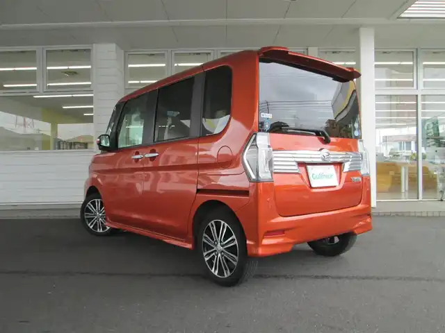 ダイハツ タント カスタム RS トップED SAⅡ 千葉県 2016(平28)年 6.1万km トニコオレンジメタリック ワンオーナー/純正SDナビ、フルセグTV/バックカメラ/オーディオ【CD/DVD/SD/BT】/LEDヘッドライト&LEDフォグ/純正15インチAW/ウィンカードアミラー/ハーフレザーシート/革巻きステアリング/横滑り防止装置/アイドリングストップ/前後ドライブレコーダー/ETC/新車整備手帳/取扱説明書/スペアキー