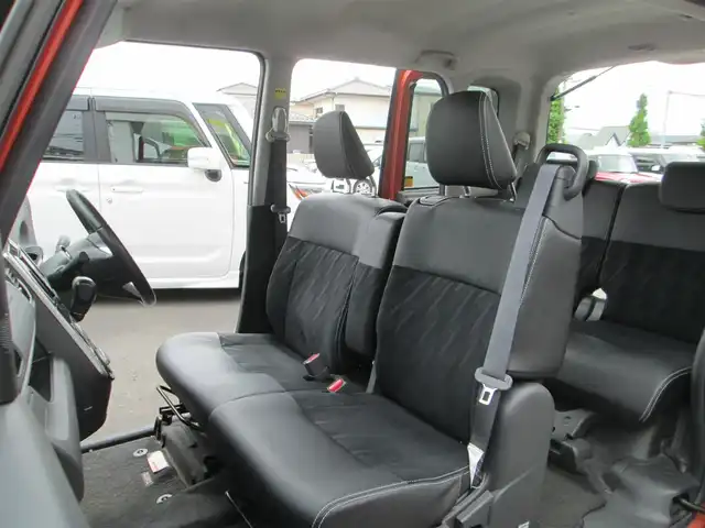 ダイハツ タント カスタム RS トップED SAⅡ 千葉県 2016(平28)年 6.1万km トニコオレンジメタリック ワンオーナー/純正SDナビ、フルセグTV/バックカメラ/オーディオ【CD/DVD/SD/BT】/LEDヘッドライト&LEDフォグ/純正15インチAW/ウィンカードアミラー/ハーフレザーシート/革巻きステアリング/横滑り防止装置/アイドリングストップ/前後ドライブレコーダー/ETC/新車整備手帳/取扱説明書/スペアキー
