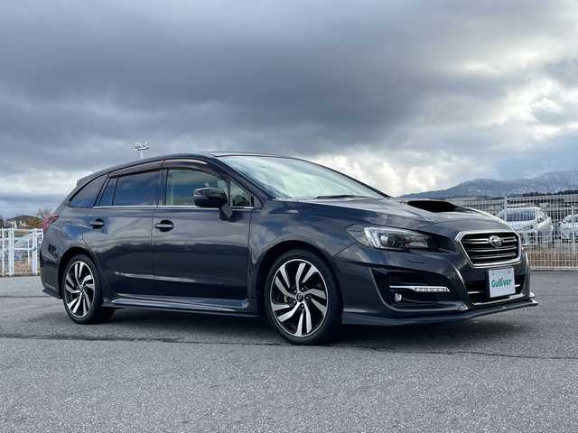 スバル レヴォーグ 1．6GTアイサイト Vスポーツ 富山県 2019(平31)年 7.6万km ダークグレーメタリック 純正9インチナビゲーション　/型式：CN-LX840D/【CD/DVD/BT/AUX/HDMI/フルセグTV/USB】/バックカメラ/ETC/寒冷地仕様/前席シートヒーター/追従クルーズコントロール/レーンキープアシスト/衝突軽減防止装置/STIエアロ/純正18インチAW　/純正フロアマット/スマートキー