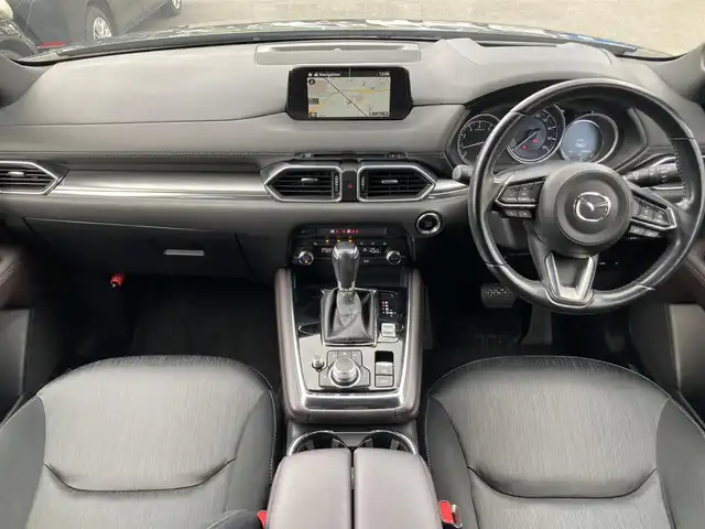 マツダ ＣＸ－８ 25T プロアクティブ 静岡県 2018(平30)年 5万km マシーングレープレミアムM i-ACTIVSENSE/純正SDナビ/　AM FM CD DVD Bluetooth AUX USB/フルセグTV/前方ドライブレコーダー/LEDオートヘッドランプ/レーダークルーズコントロール/シートヒーター(前席)/ヘッドアップディスプレイ/前後方クリアランスソナー/純正19インチアルミホイール/スマートキー2本/アラウンドビューモニター/ETC/メモリー付きパワーシート(運転席)