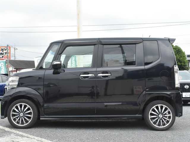 ホンダ Ｎ ＢＯＸ カスタム G ターボパッケージ 長崎県 2012(平24)年 10.4万km クリスタルブラックパール 純正HDDナビ/フルセグテレビ/バックカメラ/プッシュスタート/スマートキー/ETC/両側パワースライドドア/保証書/取説/スペアスマートキー