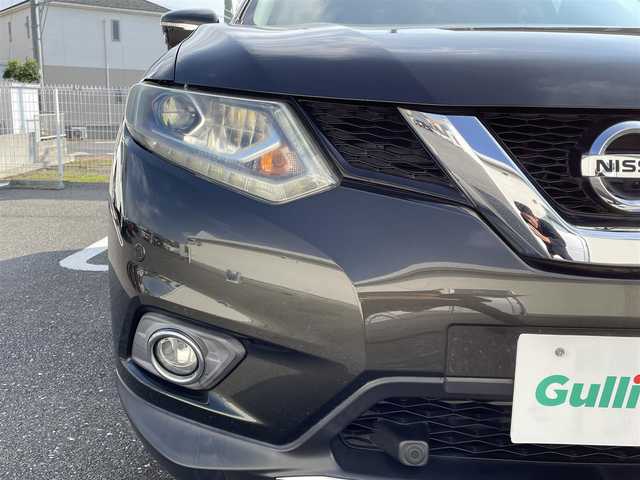 日産 エクストレイル 20Xt エマージェンシーブレーキ 三重県 2016(平28)年 4.2万km チタニウムカーキ 登録時走行距離　41614ｋｍ/ワンオーナー/禁煙車/純正ナビ/AM/FM/CD/Bluetooth/TV（フルセグ）/全方位カメラ/シートヒーター/ステアリングスイッチ/ETC/クルコン/オートライト/プッシュスタート/純正アルミ/純正フロアマット